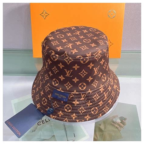 lv monogram bucket hat